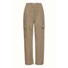 Stoffhose ICHI ""Stoffhose IHKecia"", Damen, Gr. 38, N-Gr, grün (khaki as cut), Obermaterial: 100% Polyester PES., casual, regular fit normal, Hosen