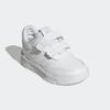 Klettschuh ADIDAS SPORTSWEAR "TENSAUR HOOK AND LOOP", Gr. 23, weiß (cloud weiß, cloud weiß, grau one), Synthetik, Textil, sportlich, Schuhe, für Kinder mit Klettverschluss