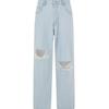 Bequeme Jeans 2Y STUDIOS "2Y Studios 2Y Anduin Ripped Baggy Jeans", Herren, Gr. 33, Normalgrößen, blau (ice), 100% Baumwolle, unifarben, casual, Jeans