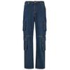 Bequeme Jeans 2Y STUDIOS "2Y Studios 2Y Aidan Cargo Baggy Jeans", Herren, Gr. 33, Normalgrößen, blau (raw sand), 100% Baumwolle, unifarben, casual, normal, Jeans