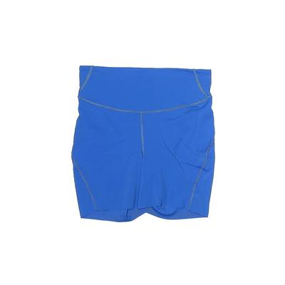 Lululemon Athletica Athletic Shorts: Blue Solid Activewear - Women's Size 8