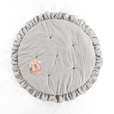 Lush Decor Baby Round Ruffle Play Mat Single 36" Diameter - 36" Diameter