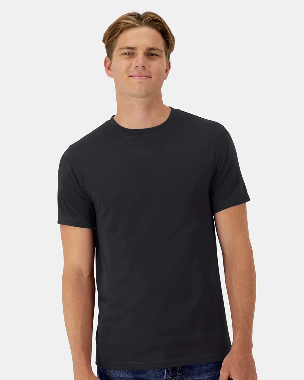 Hanes 4873 Cool-Dri Cotton Touch T-Shirt in Black size XL | ring spun polyester jersey