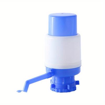 TEMU Water Bottles Pump Blue Manual Hand Pressure Drinking Fountain Pressure Press Pump With An Extra Short Tube And Fits Most 5 Gallon Water Dispenser