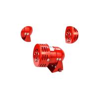 Ikodm - Sirène alarme 220V puissante sirène extérieure alarme 120dB rouge moteur fil Sirne métal
