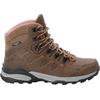Trekkingschuh JACK WOLFSKIN "REFUGIO PRIME TEXAPORE MID W", Gr. UK 3,5 - EU 36, Normalschaft, braun (fawn), Oberstoff: LEDER; ;Obermaterial 2: Synthetik; Futter: Texapore Ecosphere Pro;Sole: / EVA; 100% / EVA, Schuhe Schnürboots Trekkingboots