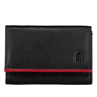 Hausfelder Manufaktur Geldbörse Multicolor Schwarz Rot Damen Image