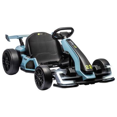 Go Karts for Kids,24V Electric Go Kart with 2 * 150W Powerful Motors