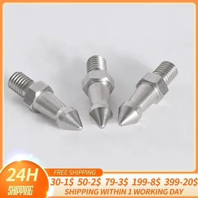 Tripod Stand 3/8 1/4 M8 Inch CameraTripod Spikes Replacement Part Foot Screw For Gitzo Benro Monopod Tripod