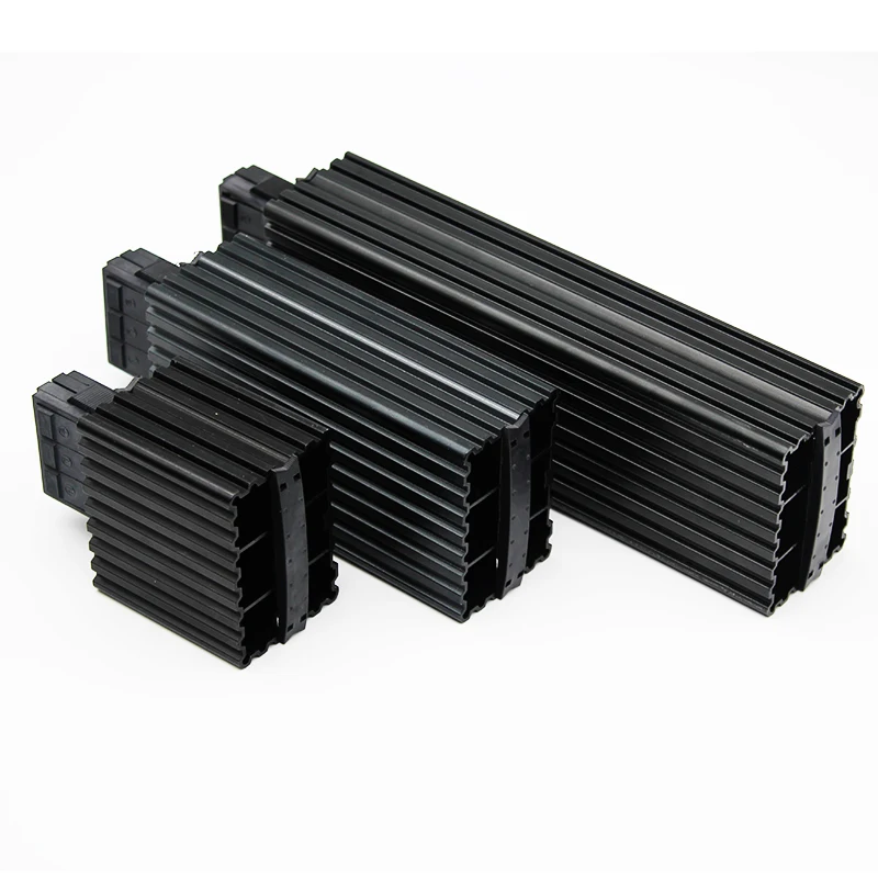 HG140 15W 30W 45W 100W Industrielle Schrankheizung 35mm DIN-Schiene Typ Heizlüfter PTC Sermiconductor Heizung Funktioniert mit Thermostat