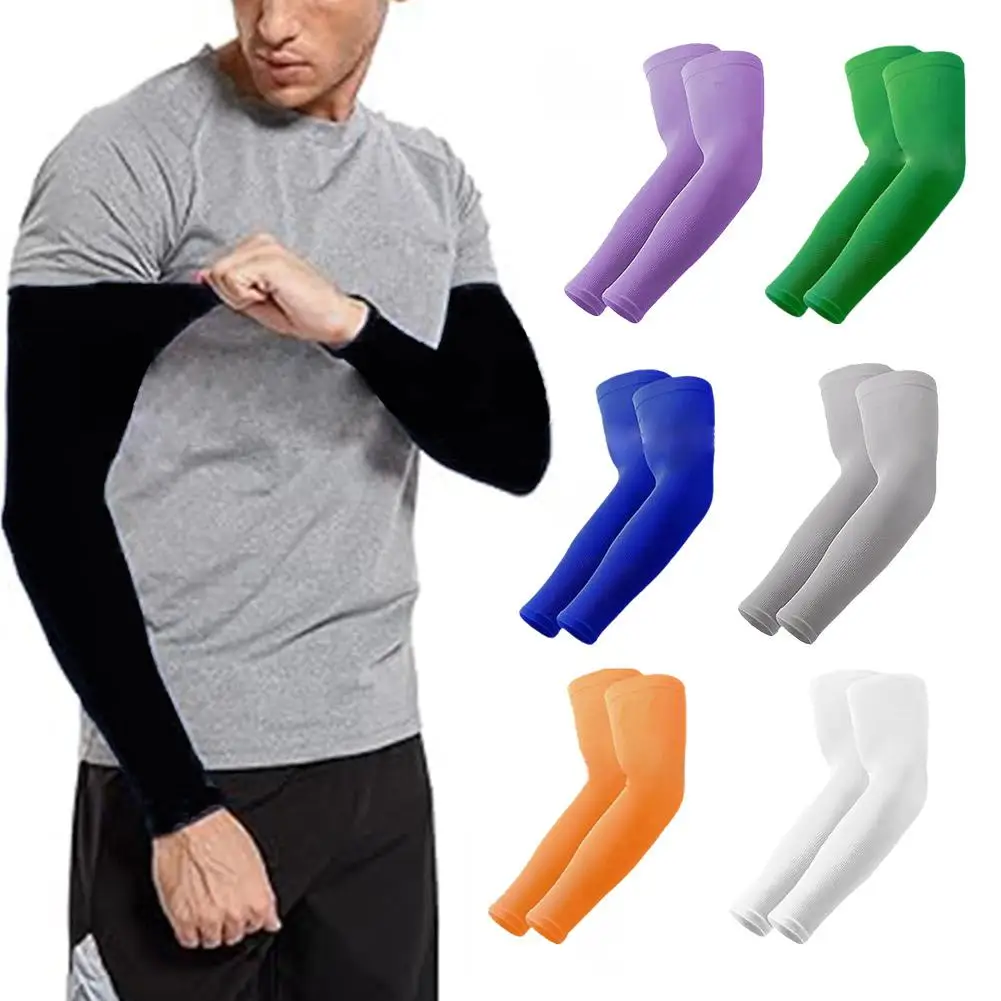 Manchon de bras respirant à séchage rapide, Protection UV, cyclisme, Sport, tissu glacé, Protection solaire, vêtements de Sport, Fitness, nouvelle collection