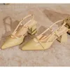 Schwarze Sandalen Frauen Sommer neue Mode Damen Sandalen spitze Pumps Frauen Schuhe Büro Kleid