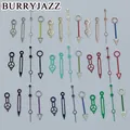 BURRYJAZZ NH34 GMT aiguilles de montre argent bleu rouge violet vert noir Rose or aiguilles vert