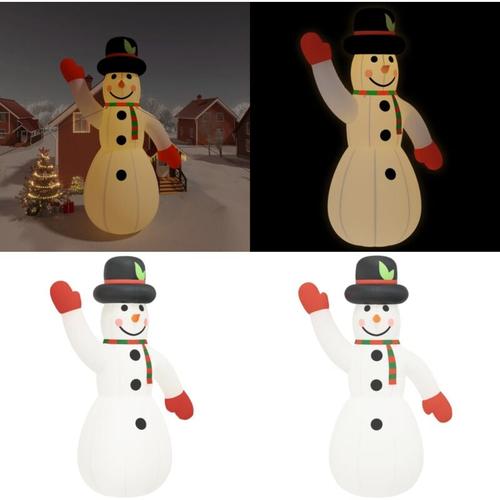 Vidaxl - LED-Schneemann Aufblasbar Weihnachtsdeko 1000 cm - Aufblasbarer Schneemann - Aufblasbare