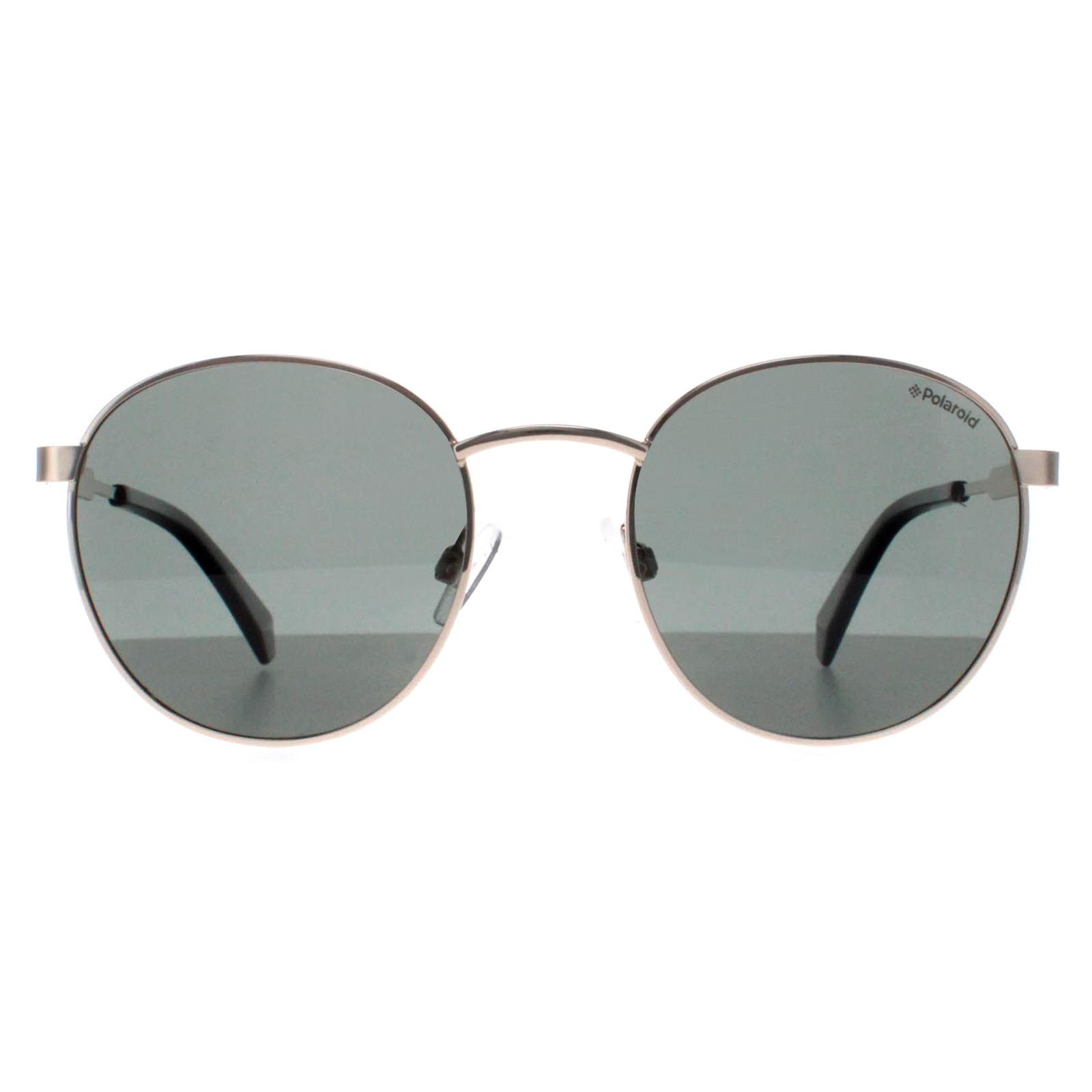Polaroid Rund Unisex Grün Gold Grün Polarisiert PLD 2053/S Image