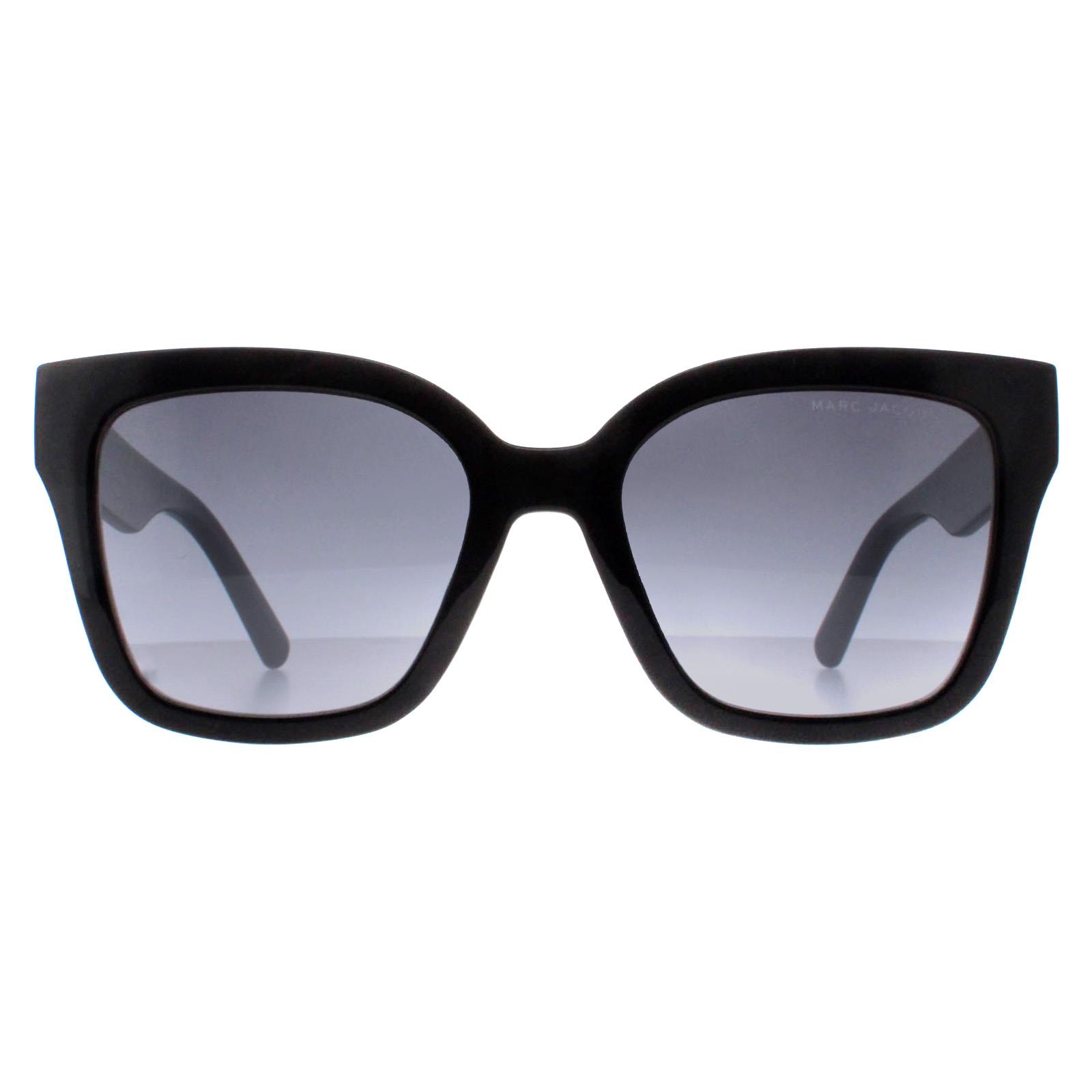 Marc Jacobs Square Womens Glänzend Schwarz Dunkelgrau Gradient MARC 658/S Image
