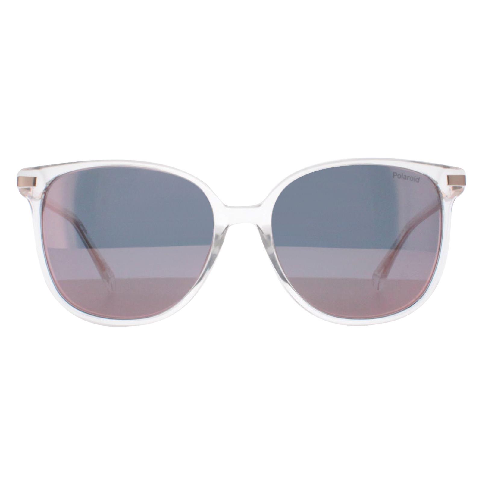 Polaroid Square Womens Gold Kupfer Rose Gold Spiegel polarisiert PLD 4170/G/S/X Image