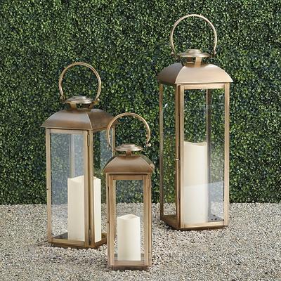 Camden Lantern - Antique Silver, 21" Antique Silver - Frontgate