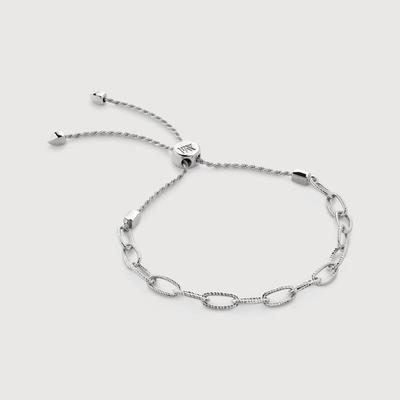 Sterling Silver Corda Link Friendship Chain Bracelet
