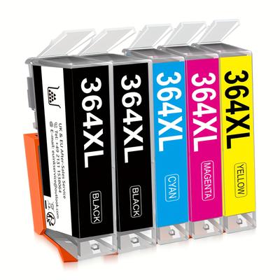 TEMU 364xl Multipack Compatible For 364 Cartridges For 5520 5510 5520 5524 3520 4622 4622 5510 5520 5524 6520 5515 7520 ( 1yellow 1red)