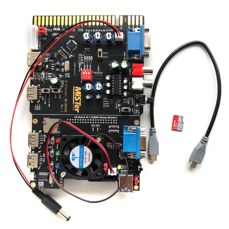 Mister Fpga Full Kit DE10-Nano Mister zu Jamma/JVs Retro-Videospiel-Konvertierungs brett Mister Jamma Io Board für Arcade-Schrank