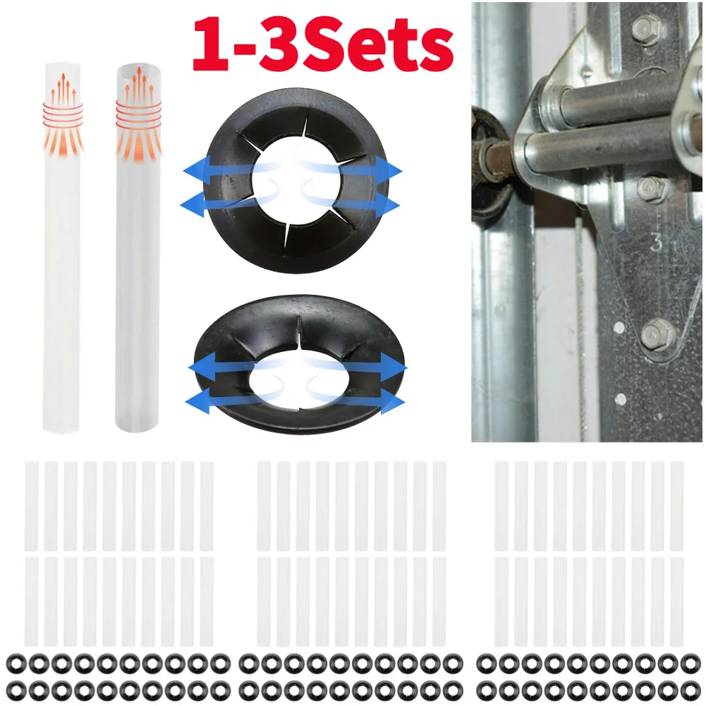 1-3 Sätze Garagentor scharnier leise Rollen hülsen Standard rollen langlebiges Garagentor rollenlager für Rollen mit sauberen Stielen