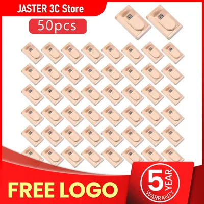 JASTER 50 teile/los High-speed USB 2,0 Flash-Laufwerk Holz Pendrive 8GB 16GB 32GB 64GB 128GB Memory Stick Hochzeit Geschenk (Kostenloses LOGO) Image