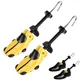 Repacego 1/2 pièces arbres à chaussures civière de chaussure réglable extenseur en plastique hommes femmes unisexe longueur largeur chaussures Extender gardien talons