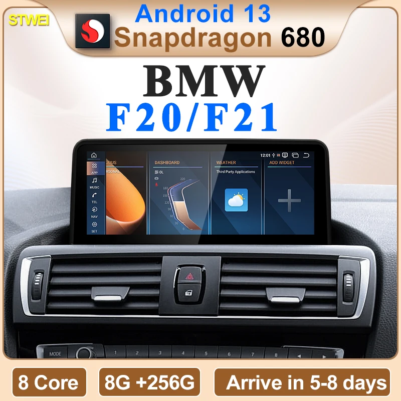STWE Neue ID6 ID7 ID8 Android 13 Qualcomm680 Snapdragon6225 8GB 256GB 10,25 zoll Für BMW 1Serie f20 F21 Auto Drahtlose CarPlay AUTO Image