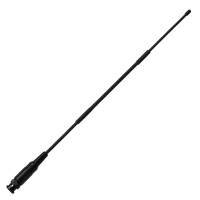 27MHz CB Radio Antenna, BNC-Male Flexible Soft Whip Radio Scanner Antenna for CB Handheld/Portable Radio with BNC Connector