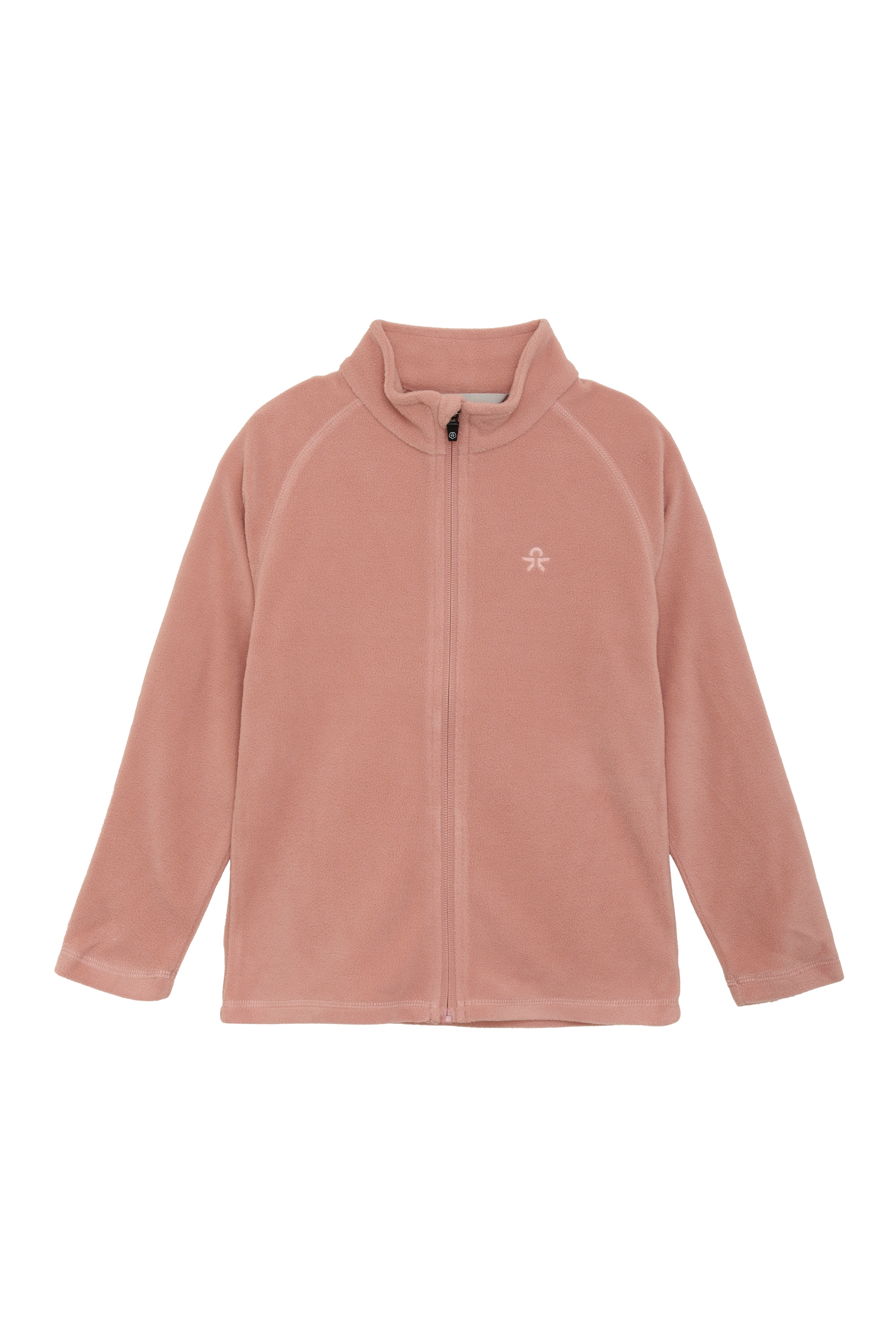 Fleecejacke COLOR KIDS "Fleecejacke COFleece", Mädchen, Gr. 140, rosa (ash rose), Obermaterial: 100% Polyester PES., Jacken Fleecejacke