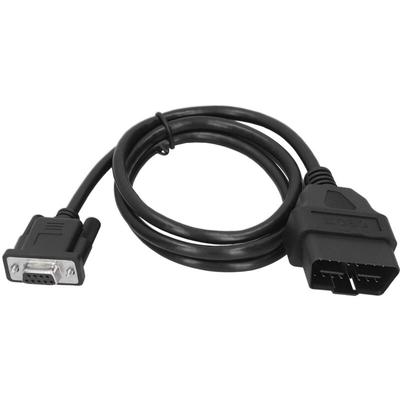 Jeffergarden - 16Pin OBD2 zu RS232 DB9 Auto Diagnose Interface Adapter Verlängerung Kabel Stecker Image