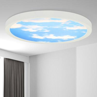 Gbly - Deckenlampe led Deckenleuchte Schlafzimmer - Schlafzimmerlampe Flach Ø23cm Badezimmerlampe Image