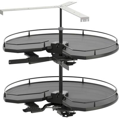 Vauth Sagel Cor Spin 71 Karussell Eckschrank Drehbeschlag inklusive Tablare für kb 900mm, Stahl