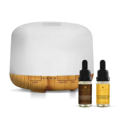 Dr Botanicals Premium 5 In 1 Aromatherapie Beruhigendes Ylang Ylang + Aromatisches Sandelholz Diffuser Set