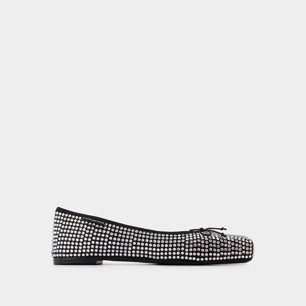 Ballerinas Billie Flat - Alexander Wang - Leder - Schwarz/Weiß