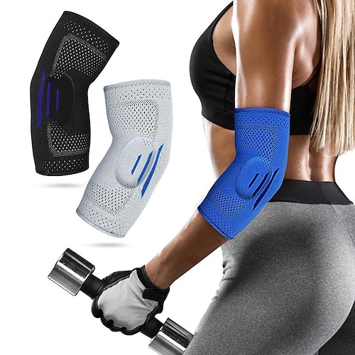 Ellbogen-Kompressionsmanschetten (1 Stück) - Unterstützung zur Vorbeugung von Sehnenscheidenentzündungen Erholung Image
