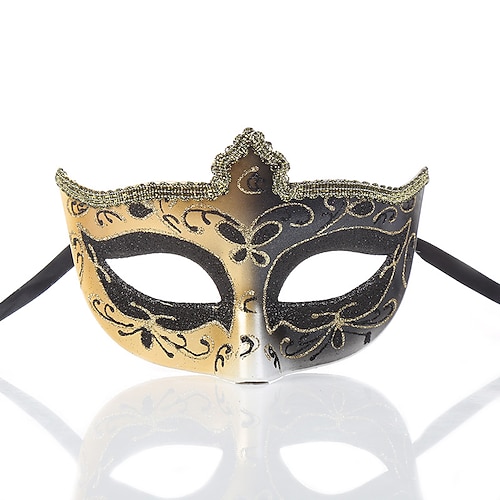 Karneval 2026 Karnevalsmaske Arlecchina Karneval Venezianische Maske Columbina Halbgesicht Erwachsene Damen Halloween Karneval Party Maskerade Karneval von Venedig Einfaches Karnevalskostüm Verkleiden Image