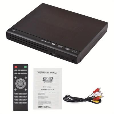 TEMU 1pc Lixada Dvd 225 Multimedia , Av Dvd , Compatible Dvd/cd/svcd/vcd, No Battery/, Uncharged