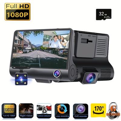 TEMU For , 4k Uhd Car Rear Free 32gb Sd , Dashcams For , 24 , Wdr, , Detection