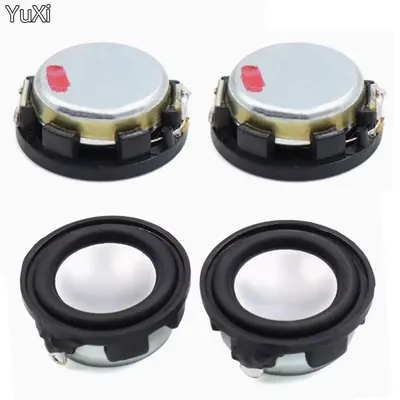 2 Stücke 4 Ohm 3 Watt 20/24mm Breitbandlautsprecher Neodym Mini Audio Mobilgerät Bass Sound Image