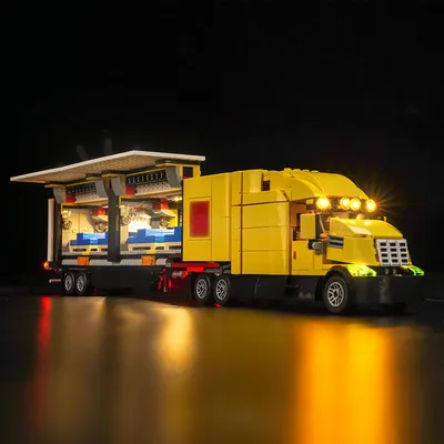 LED-Licht-Kit für moderne Stadt gelb Lieferwagen Bausteine Lichter (nur LED-Licht) Ziegel Lichter für Geschenke gesetzt Image