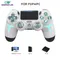 GAMINJA RGB Licht Wireless Game Controller Für PS4 PS3 Konsole Computer PC LED Bluetooth Gamepad 6-achsen Gyroskop dual Vibration