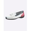Mokassin CLASSIC, Damen, Gr. 39, weiß, Rindsleder, Glattleder, Leder, Basic, Schuhe