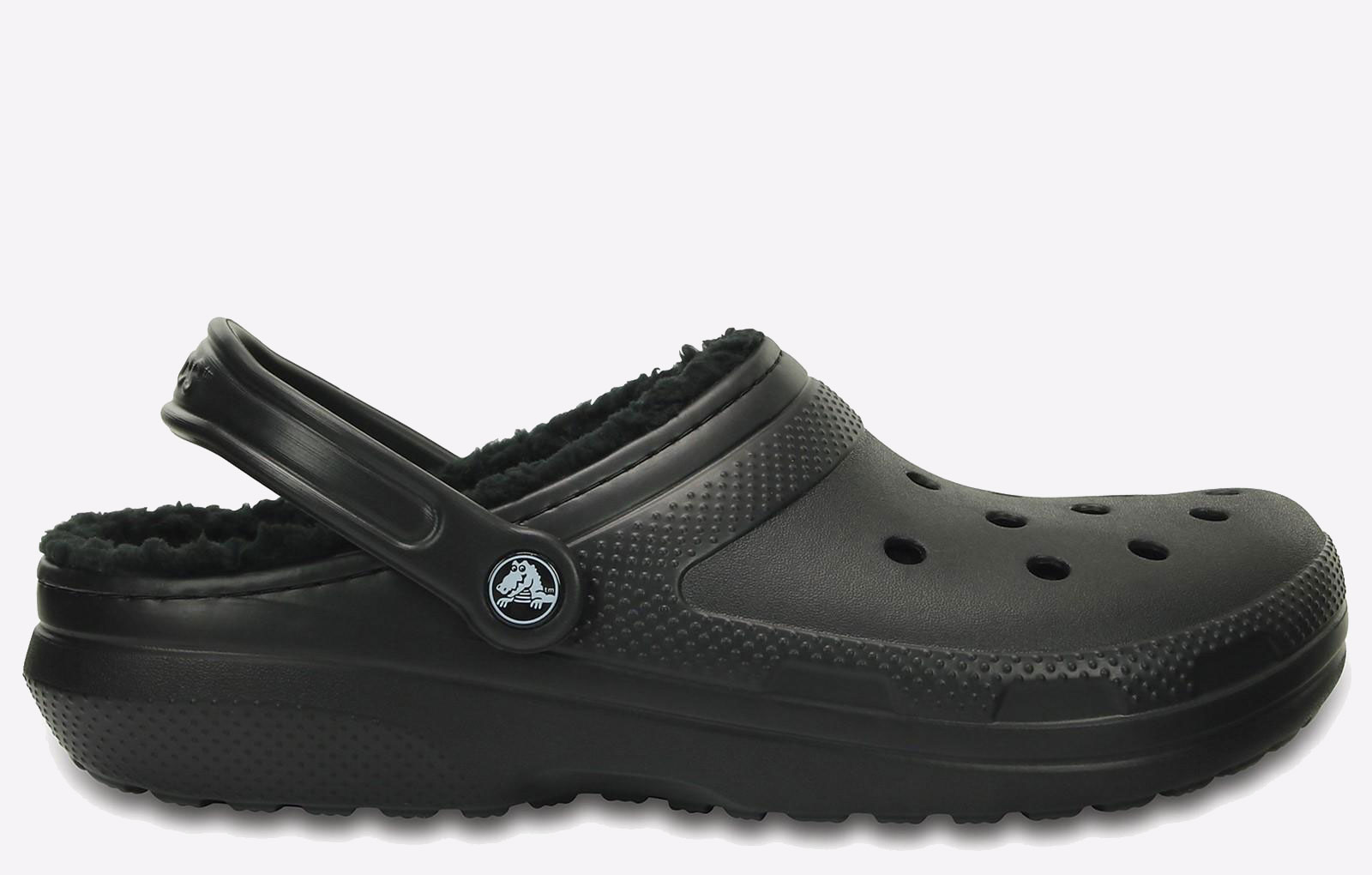 Sabots Classic doubles Crocs Pour Femme en Noir