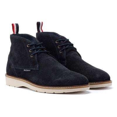 Ben Sherman Hampton Blaue Herren-Wildlederstiefel Image