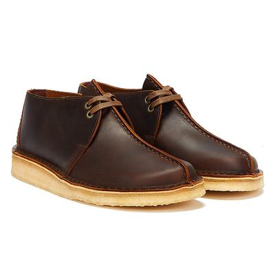 Clarks Originals Desert Trek Leder Herren Beeswax Braun Schuhe Image