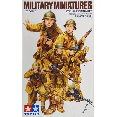 Tamiya 35288 1/35 Skala Military Abbildung Modell Kit WWII Französisch Infanterie Set Image