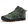 Schuhe Winter Schnee Stiefel Männer Warme Plüsch Stiefeletten Camouflage Outdoor Stiefel Lange Pelz Casual Turnschuhe Armee Grün Freizeit Schuhe