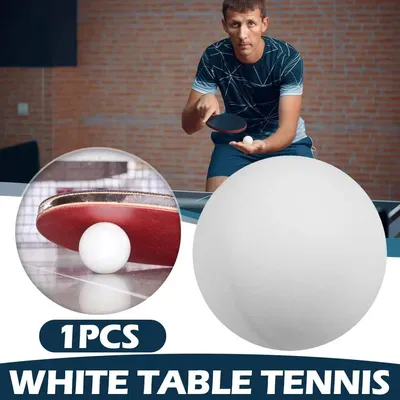 100 Stück leichte weiße Tischtennis-40 mm für professionelles Spiel, Kunststoffbälle, Unterhaltung, Familiensport, Spiele, Aktivität Image